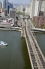 Flug über die Brooklyn Bridge