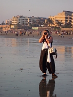 Dorothee Kempkes fotografiert in Mumbai, Yuhu Beach