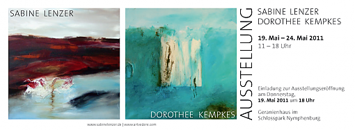 Ausstellung Geranienhaus Do Kempkes und Sabine Lenzer